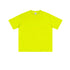 Neon yellow oversized t-shirt with crew neckline, short sleeves and boxy silhouette, perfect for bold casual styling and layering.
