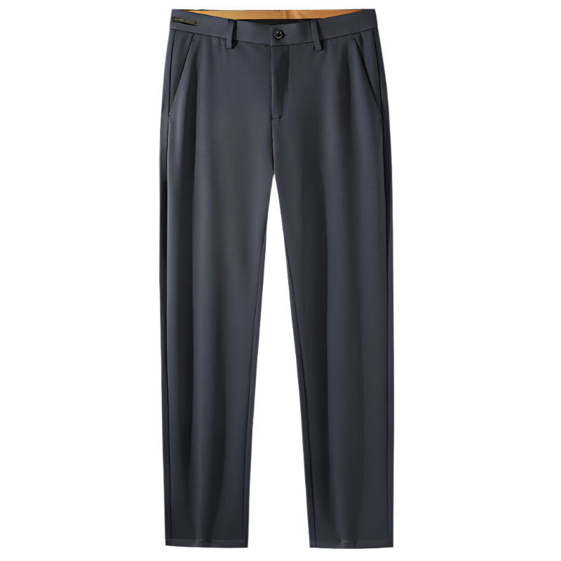 Men's Luxury Fleece-Lined Wool Pants | Winter Thermal Business Trousers