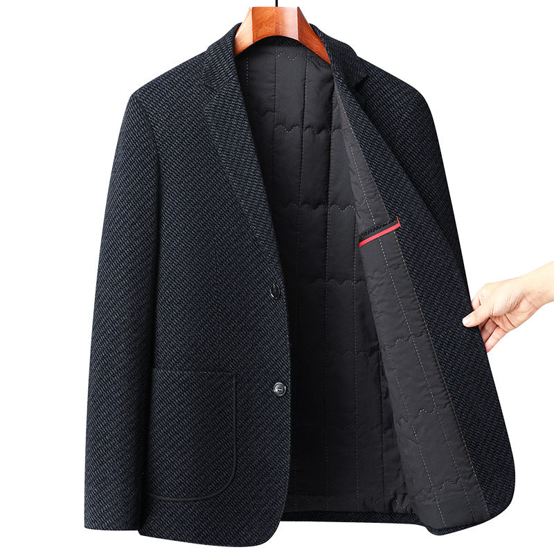 Blazer acolchado a medida para hombre | Chaqueta cálida de invierno