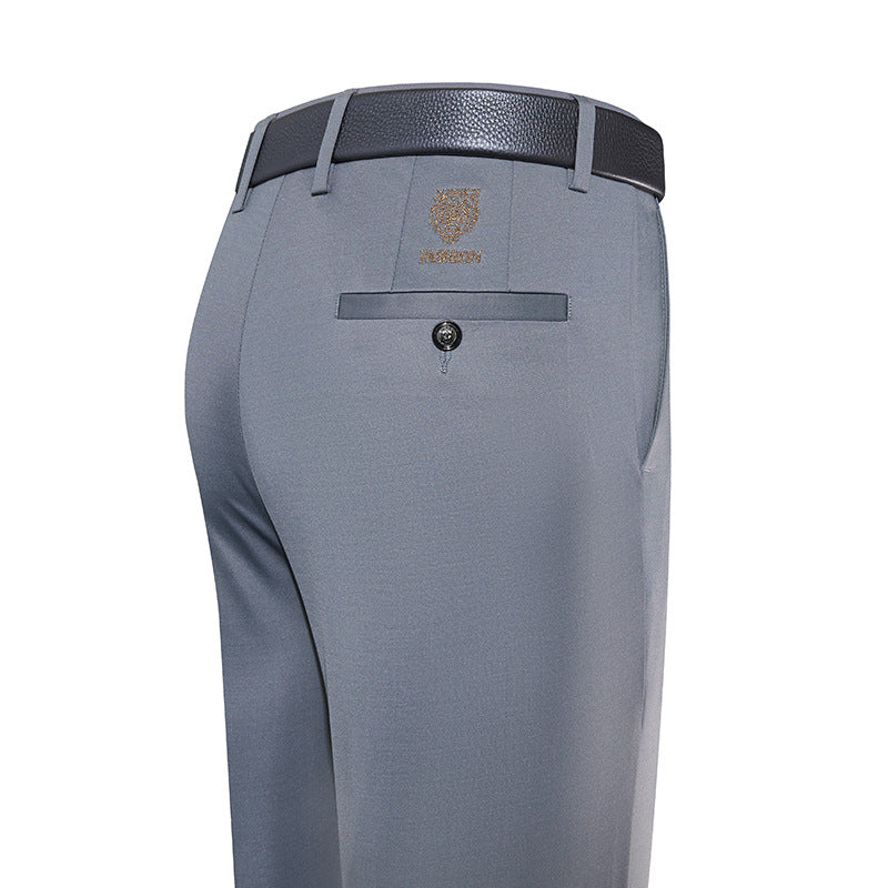 Men's Luxury Tech Trousers | Mulberry Silk-Blend Professional Pants