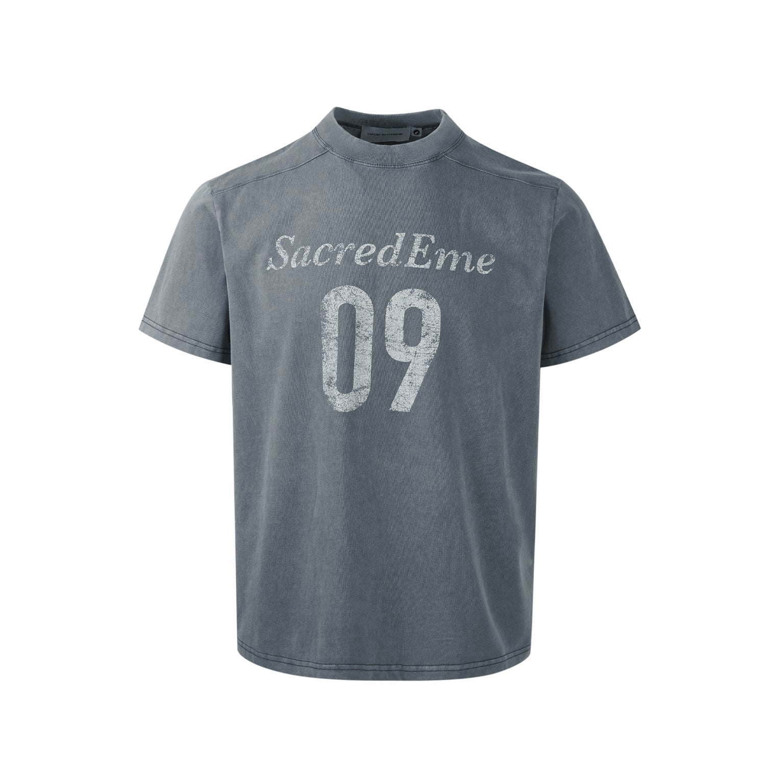 Men's Vintage Washed Boxy Varsity Graphic T-Shirt
