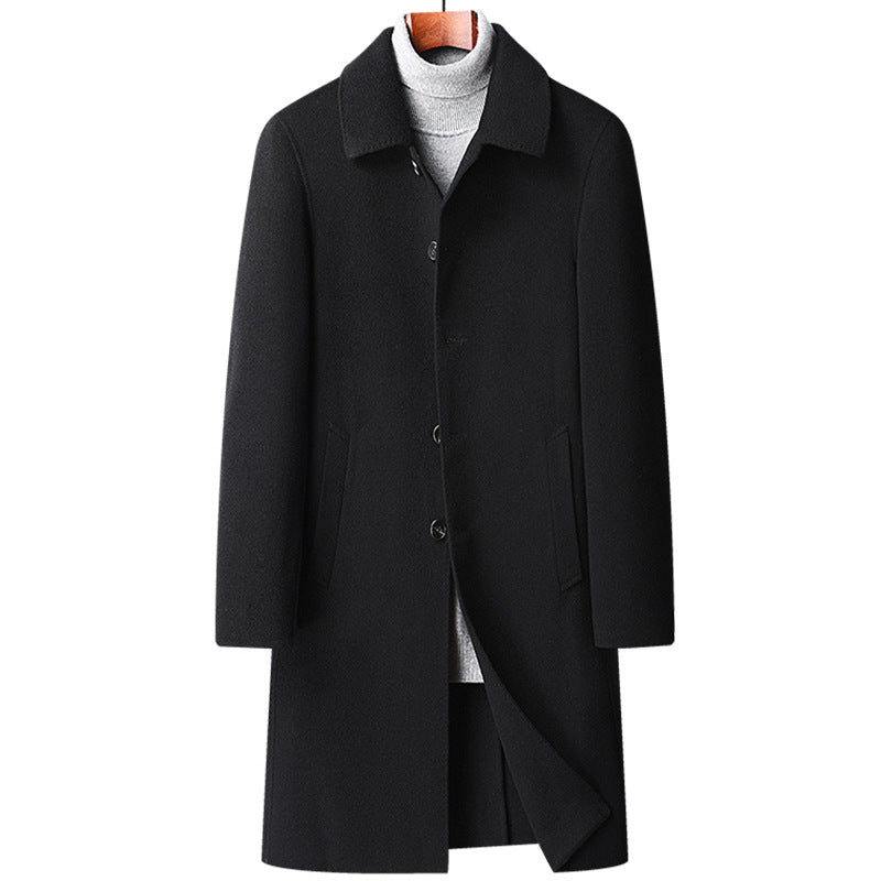 Men's Premium Double-Face Wool Coat | Luxury Winter Essential
