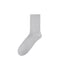 Light gray sock with a soft, fuzzy knit texture, shown against a plain white background