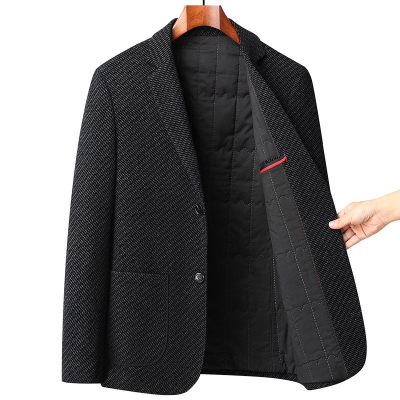 Blazer acolchado a medida para hombre | Chaqueta cálida de invierno
