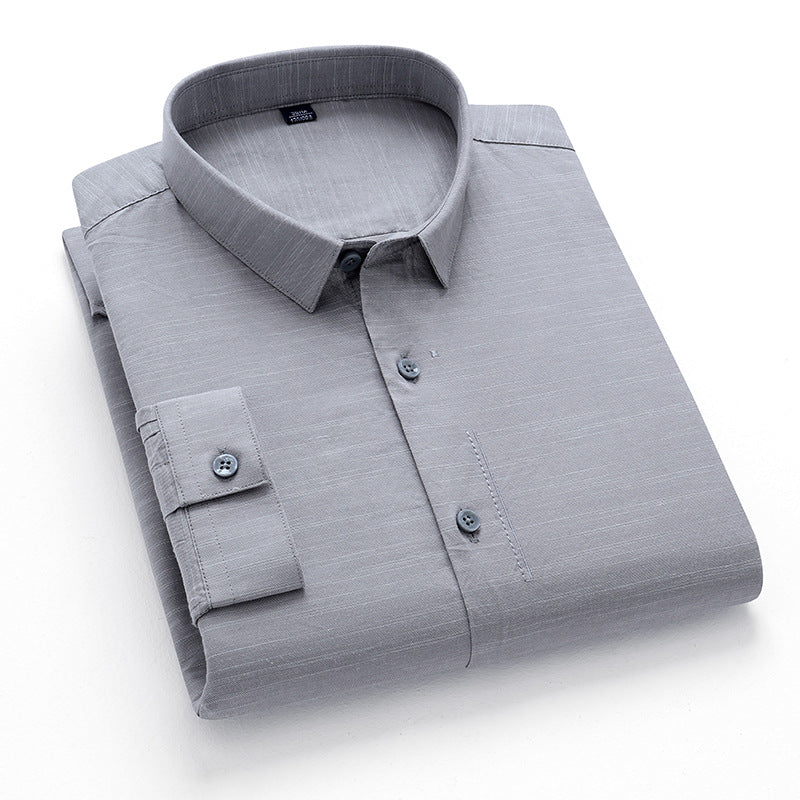 Men's Premium Cotton Business Shirt | Modern Textured Design