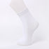 White ankle sock displayed on a mannequin foot
