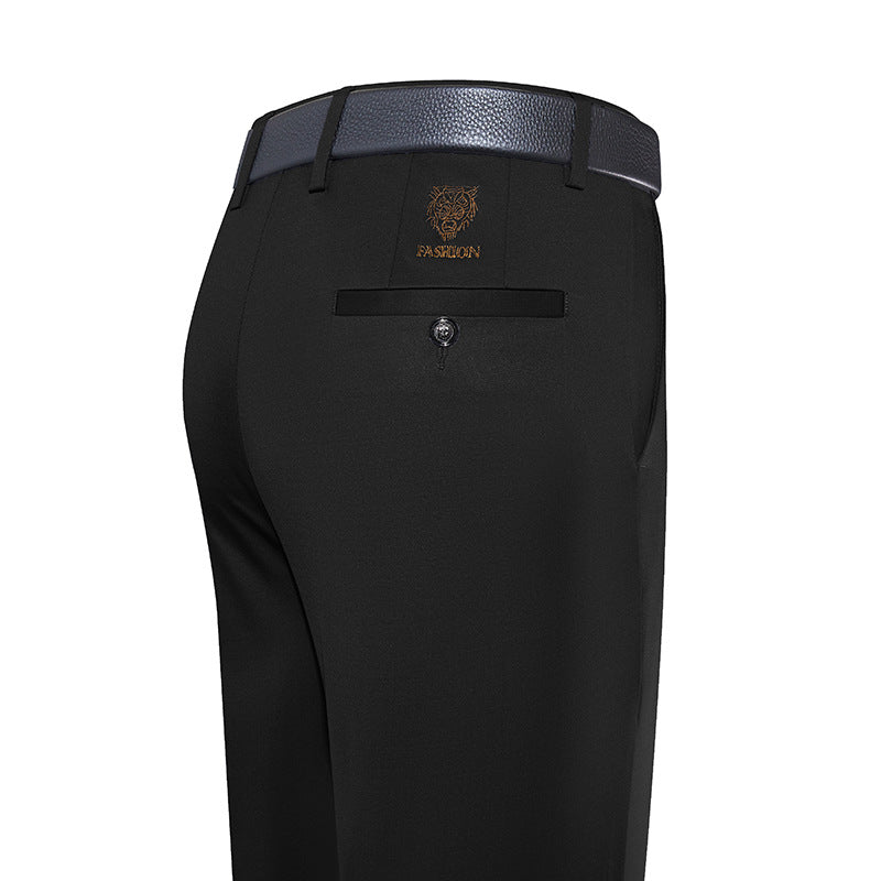 Men's Luxury Tech Trousers | Mulberry Silk-Blend Professional Pants
