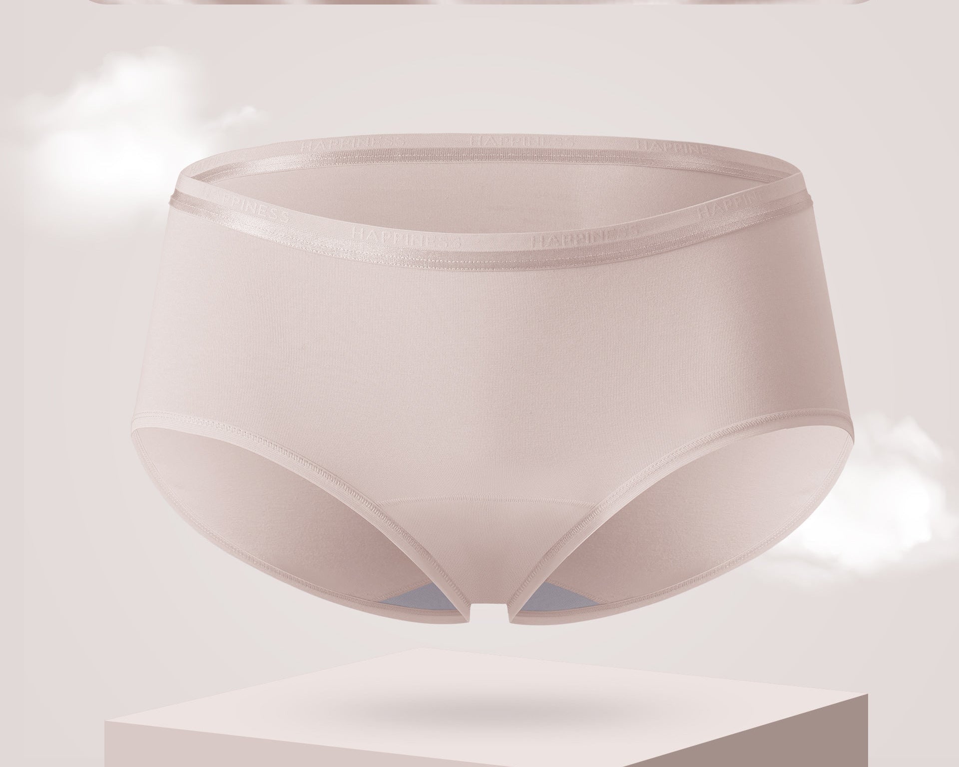 Antibacterial brief in light brown color made with cotton