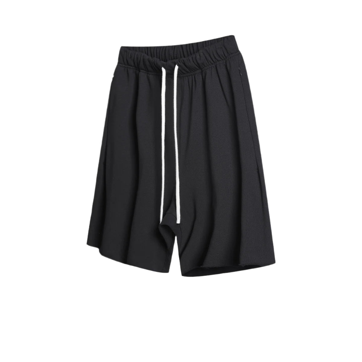 Premium Raw Edge Washed Cotton Shorts