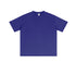 Royal blue oversized t-shirt with classic crew neckline, short sleeves and relaxed silhouette, featuring premium cotton fabrication