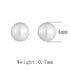 925 sterling silver ball stud earrings 4mm minimalist bead design for everyday wear