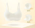 Creamy white seamless bra with removable 2cm and 4cm padding.