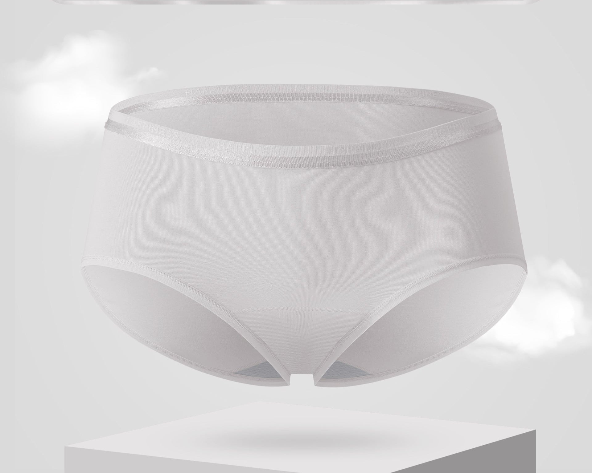 Antibacterial brief in silver grey made with cotton