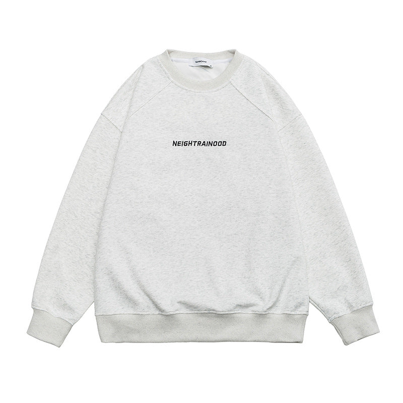 Neon Wave Logo Cotton Blend Sweatshirt