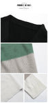 Knit fabric close-up in black and green color blocks