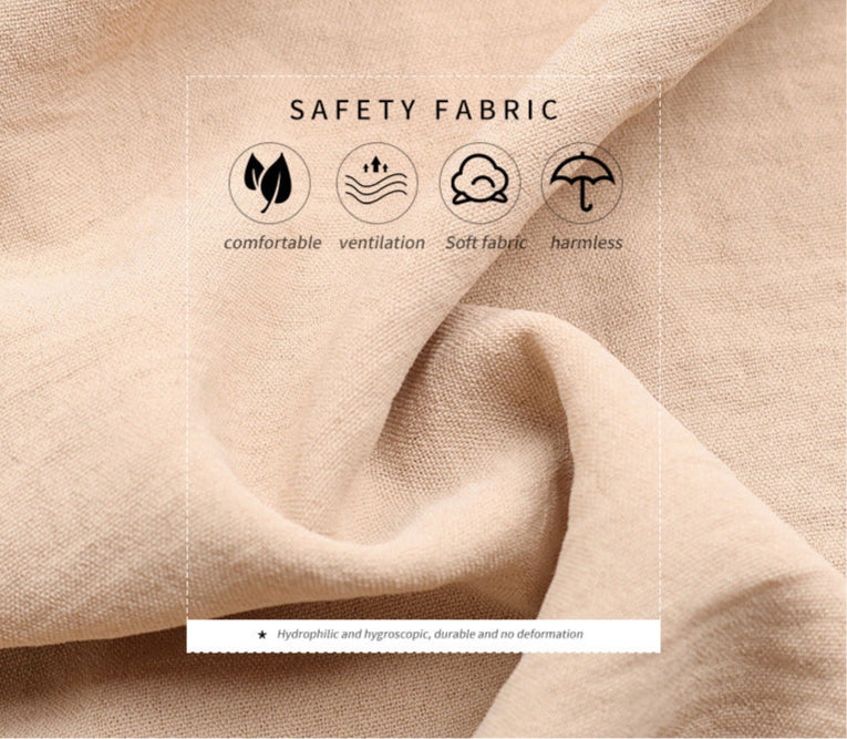 Close-up details of beige jacket showing stand collar, snap buttons, flap pocket and drawstring sleeve