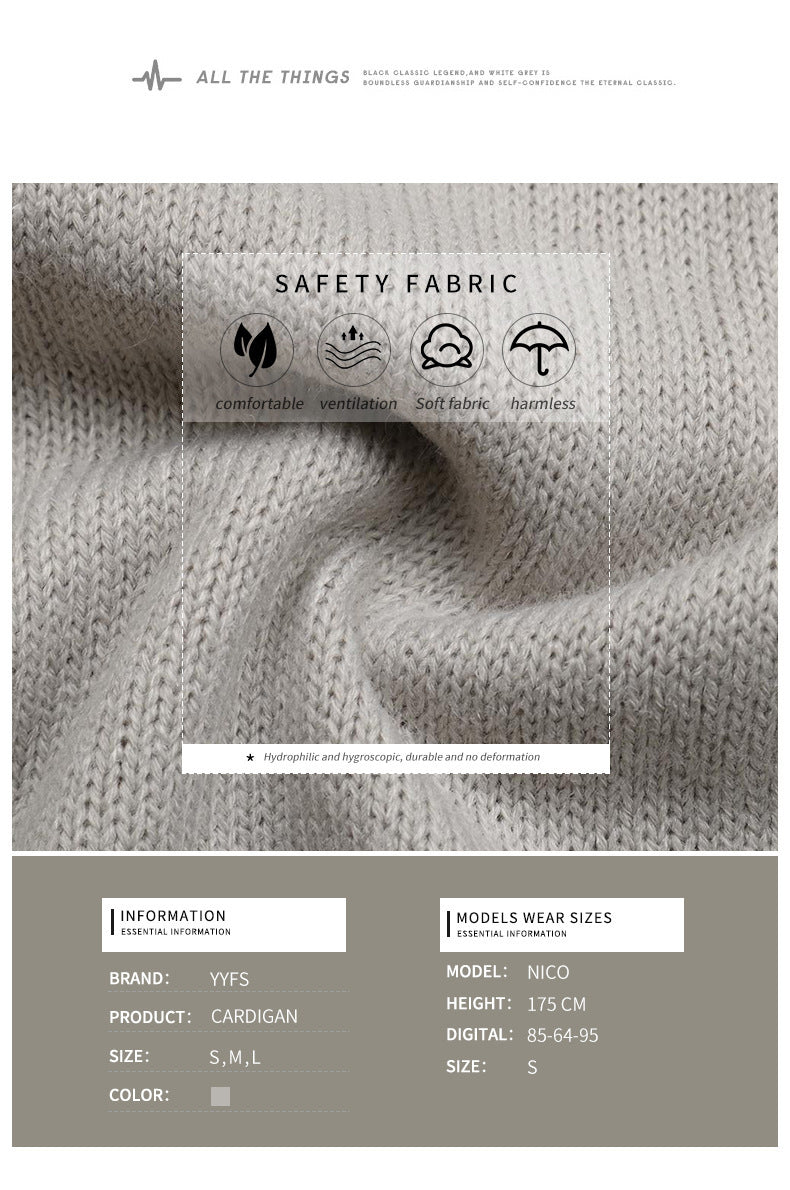 Safety fabric tag showing comfort, ventilation, soft material icons