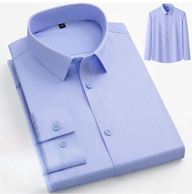 Men's Professional Pattern Dress Shirt | Premium No-Iron Collection