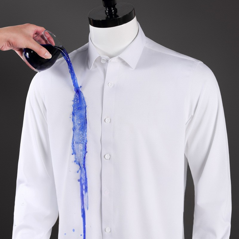 Men's Waterproof Business Shirt | Premium Stain-Resistant Collection