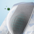 Men's underwear with gray waistband showing antimicrobial technology with honeycomb pattern and virus protection graphic