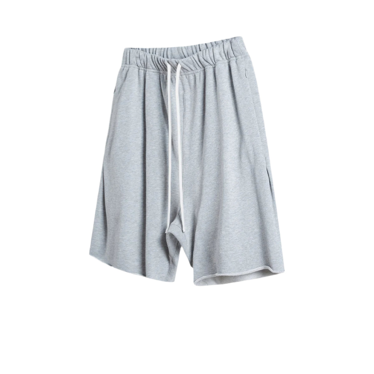 Premium Raw Edge Washed Cotton Shorts