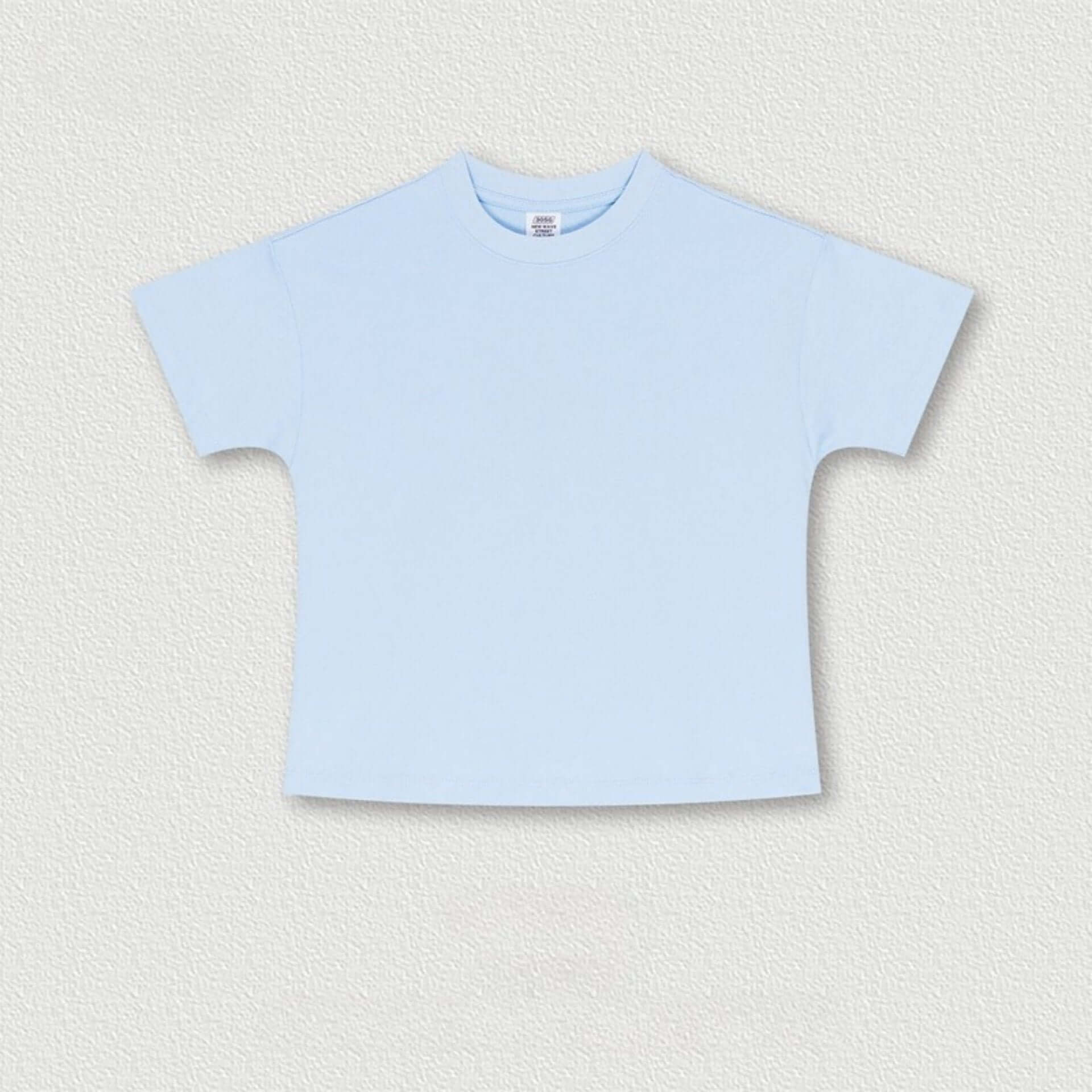 Baby blue cropped t-shirt