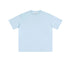 Light blue oversized t-shirt with neat crewneck, short sleeves and boxy silhouette, crafted from soft cotton with minimalist design