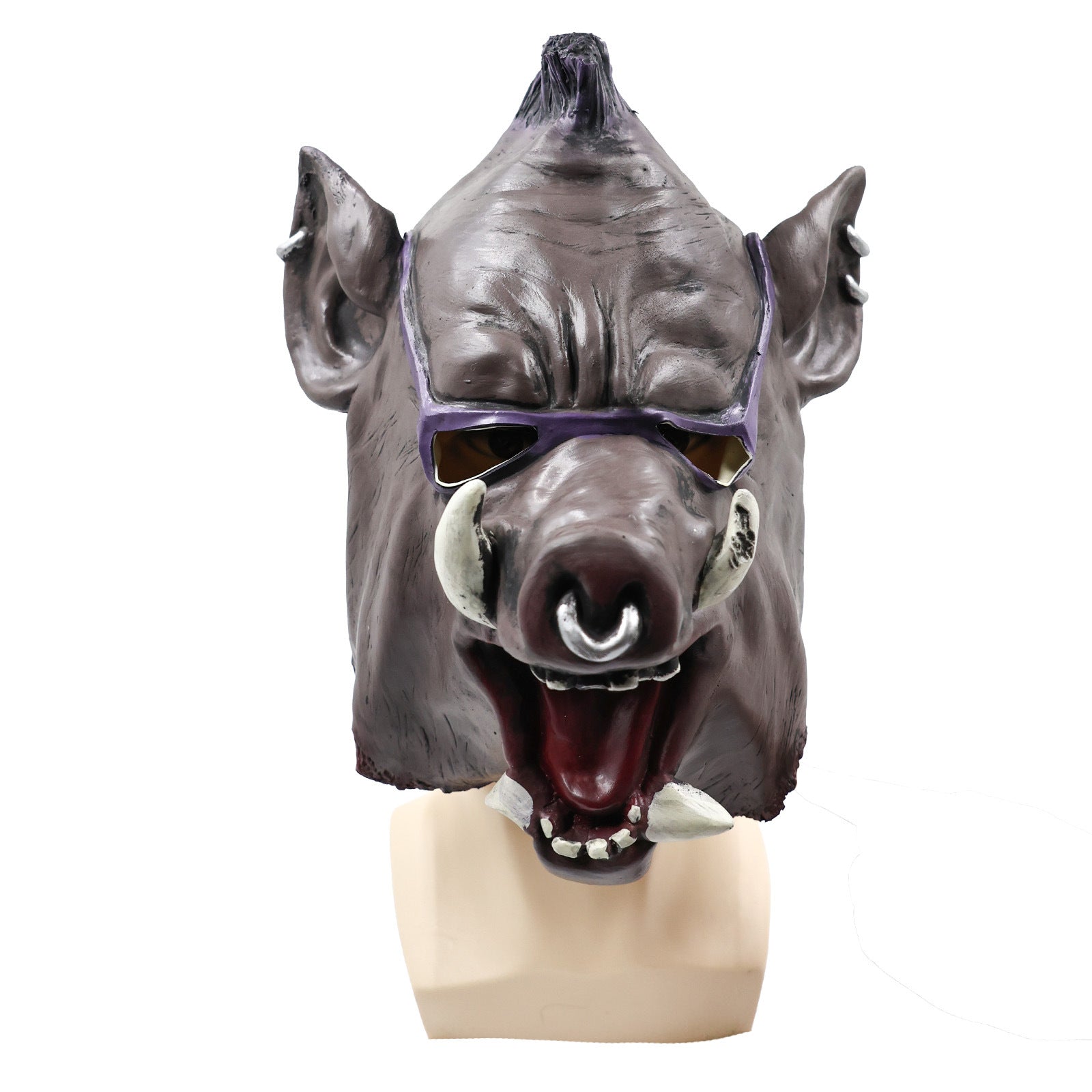boar latex halloween mask funny animal headgear