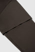 Layered sleeve detail on oversized brown long sleeve t-shirt
