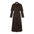 brown unisex priest halloween costume full-length design