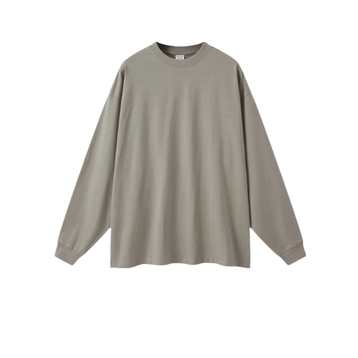 Nomad oversized sweatshirt with crew neck on plain background