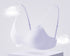 Light purple seamless bra with a V-neck design, soft support, and breathable comfort.