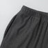 charcoal ribbed wide leg pants laid flat front view