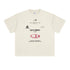 Cream t-shirt with abstract graphics and bold “Imprisoned Soul” print