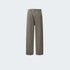 Gray-green wide-leg jeans with relaxed fit and standard jean styling