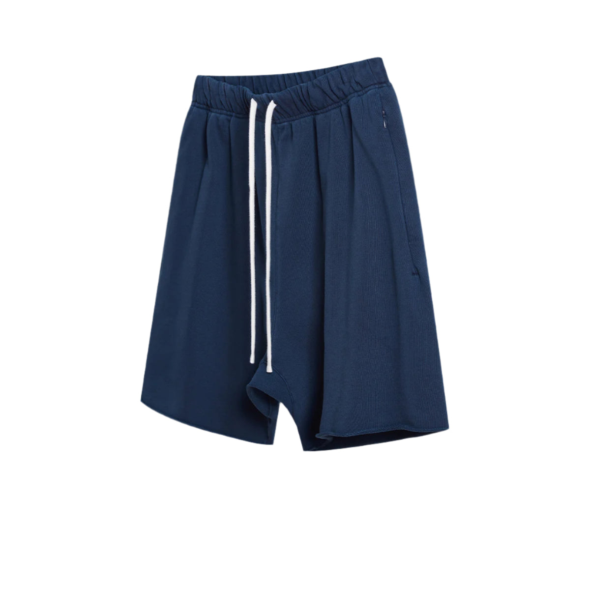 Premium Raw Edge Washed Cotton Shorts