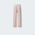 Off-white wide-leg jeans with relaxed fit and traditional jean styling