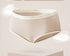 Antibacterial brief in light brown with 'Smile' printed elastic waistband trim