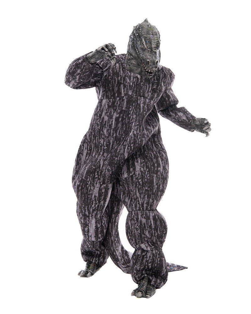 Adult Godzilla cosplay outfit full set side view