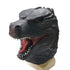 black godzilla latex halloween mask t rex scary headgear