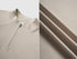 Cotton blend fabric detail half zip long sleeve t shirt