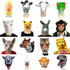 latex halloween animal mask collection funny cosplay headgear