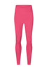 Hot pink high waisted seamless workout leggings with peach-lift design.