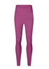 Purple high waisted seamless workout leggings with peach-lift design.
