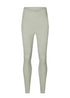 Sage green high waisted seamless workout leggings with peach-lift design.