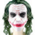 joker latex halloween mask villain cosplay headgear