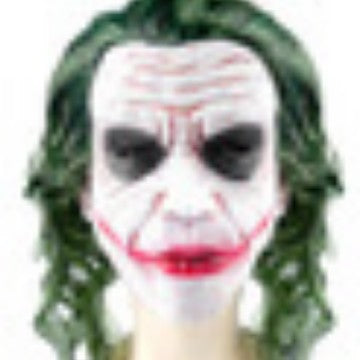 joker latex halloween mask villain cosplay headgear