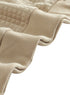 khaki sweatshirt fabric close-up highlighting jacquard weave