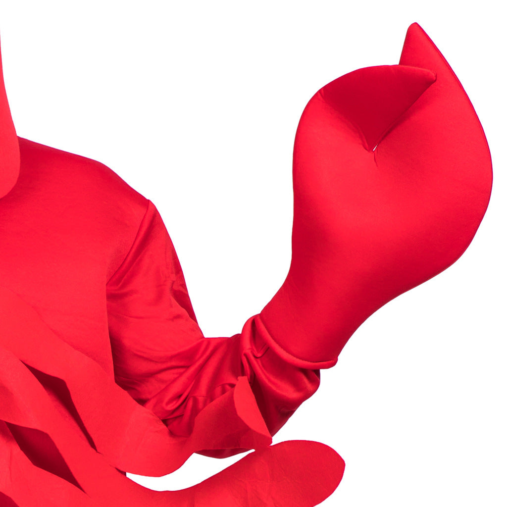 Oversized claw design of lobster Halloween outfit