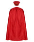 Lord Farquaad cosplay costume back view with long red cape and gold trim